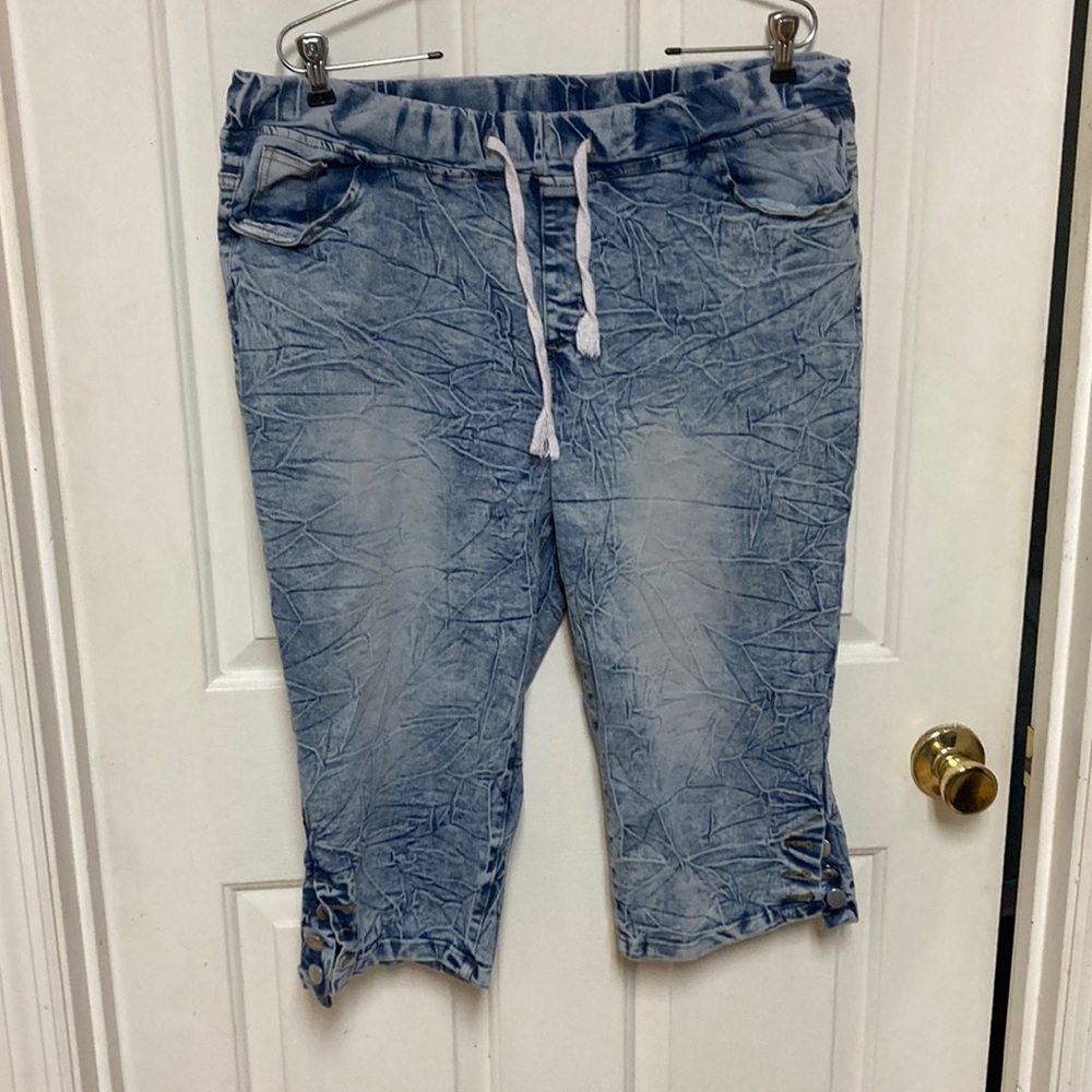 Casual Blue Denim shorts